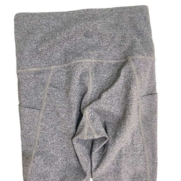 Athleta bundle of 3 pair high waisted leggings in gray, teal & gray multi sz xxs - Picture 8 of 11